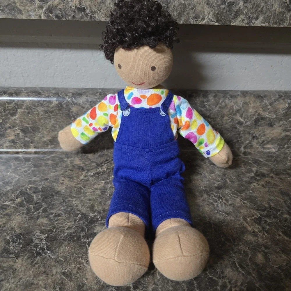 LOVEVERY Baby Avery Gender Neutral Plush Doll 12 inch Montessori Organic Cotton - Picture 1 of 4